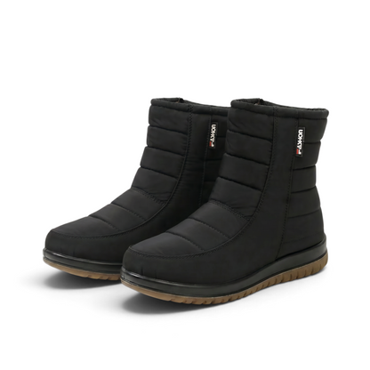 Iris | Brauner gefütterter Winterstiefel