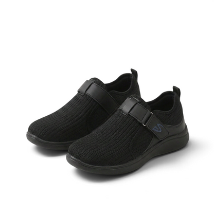 Anke | Beiger Komfort-Sneaker mit Klettverschluss
