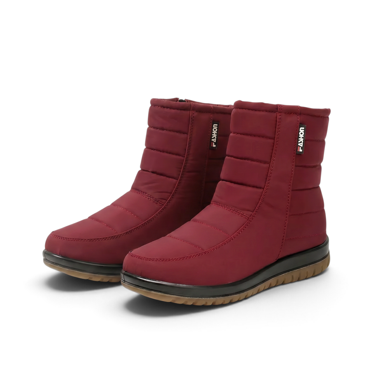Iris | Brauner gefütterter Winterstiefel