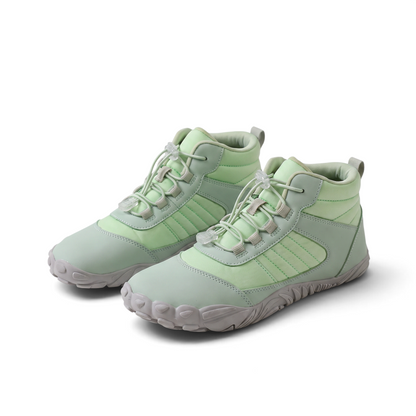 Susanne-Marie | Rosa Barfuß-Winterschuh mit breiter Zehenbox
