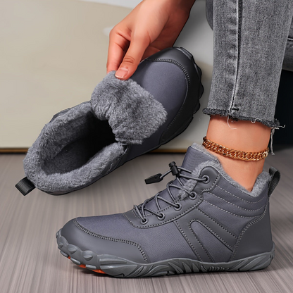 Marleen | Gefütterter Barfuß-Winterschuh mit breiter Zehenbox