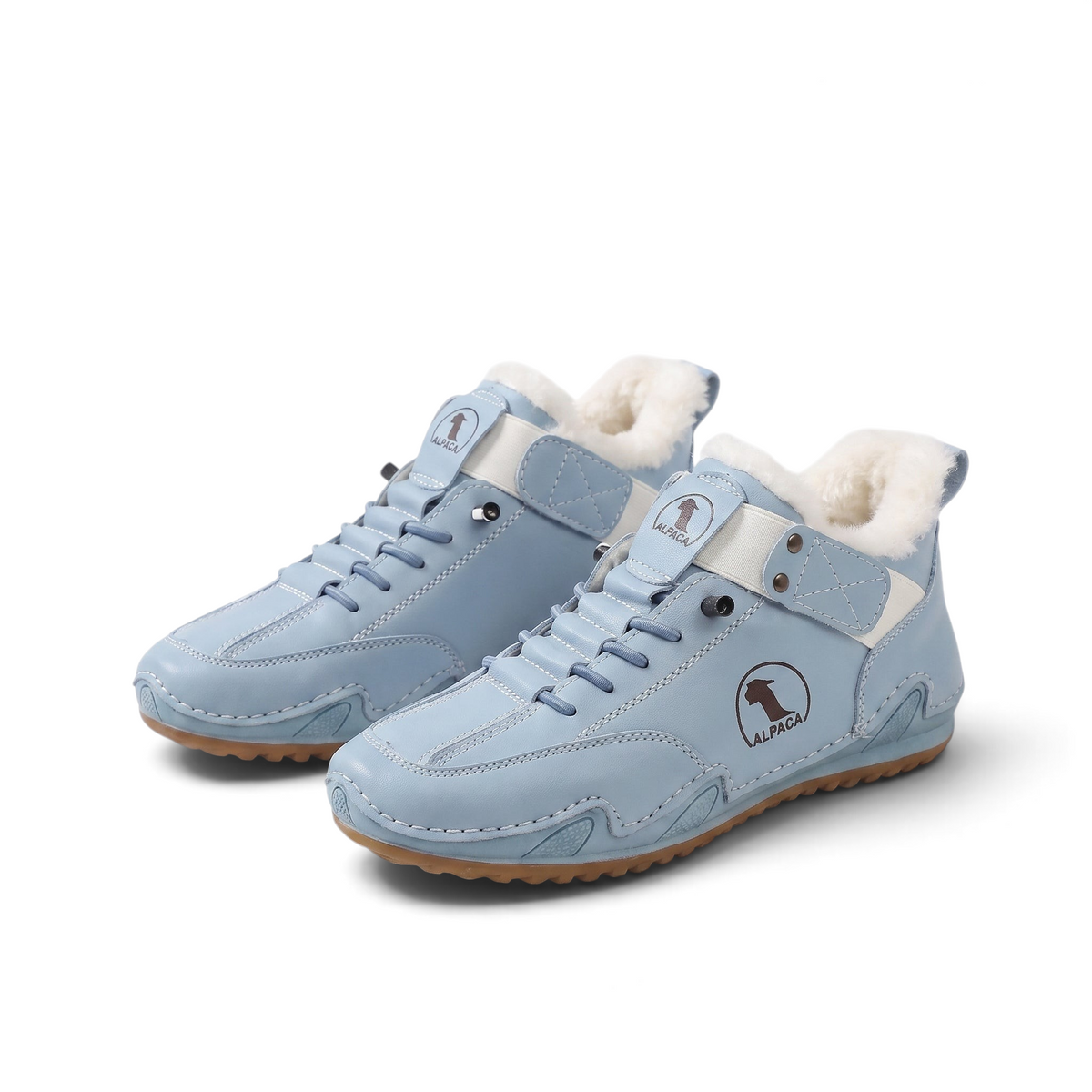 Hannelore-Marie | Gefütterter Slip-on-Schuh in Hellblau