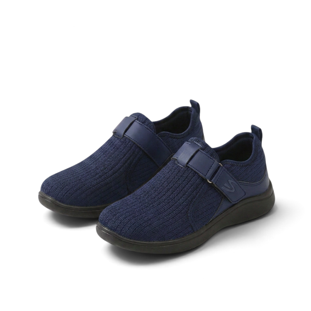 Anke | Beiger Komfort-Sneaker mit Klettverschluss