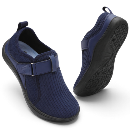 Anke | Beiger Komfort-Sneaker mit Klettverschluss