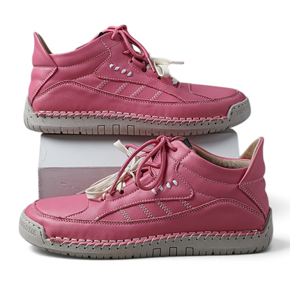 Bente | Rosa High-Top-Sneaker für Herbst und Winter