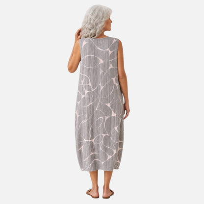 Imke | Ärmelloses Sommerkleid mit Schwalbenmuster